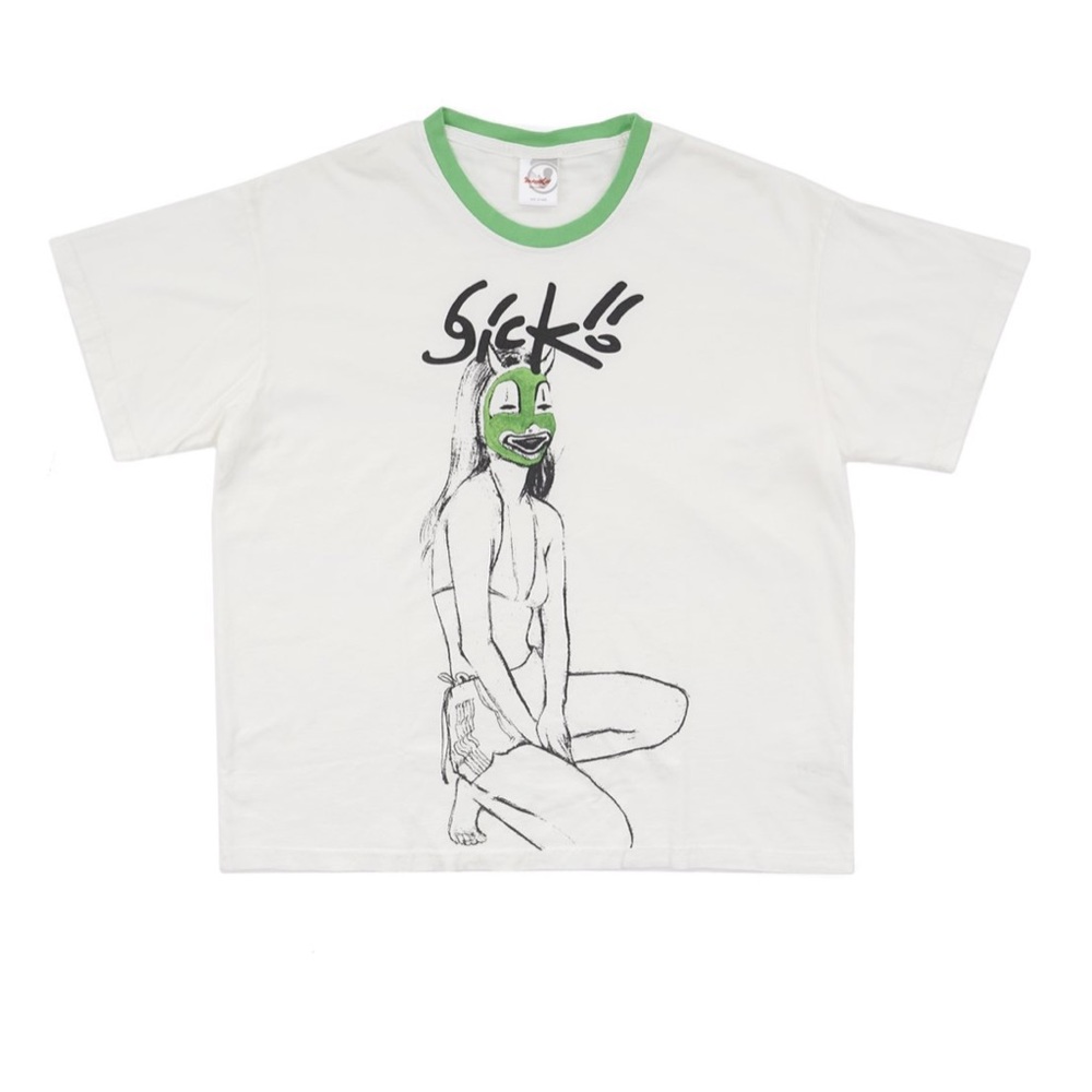 sicko Rex green ringer tee